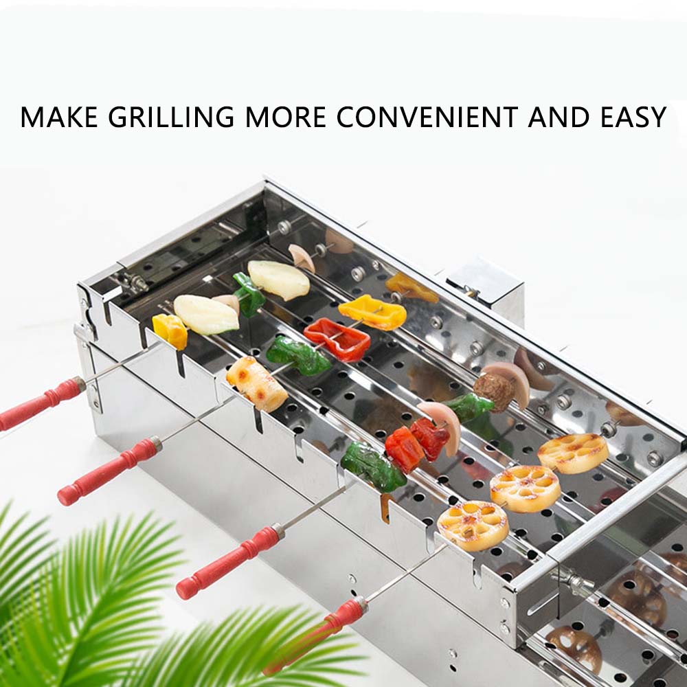 Hot Dog Roller Grill Commercial - Spiedini per griglia commerciali in acciaio