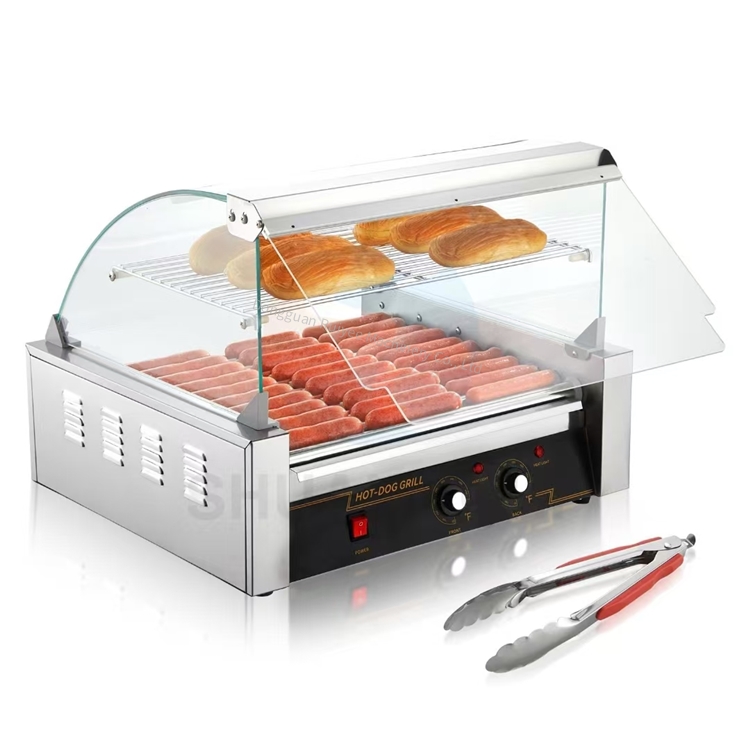 Hot Dog Roller Grill Commercial - Macchina Elettrica per Hot Dog con