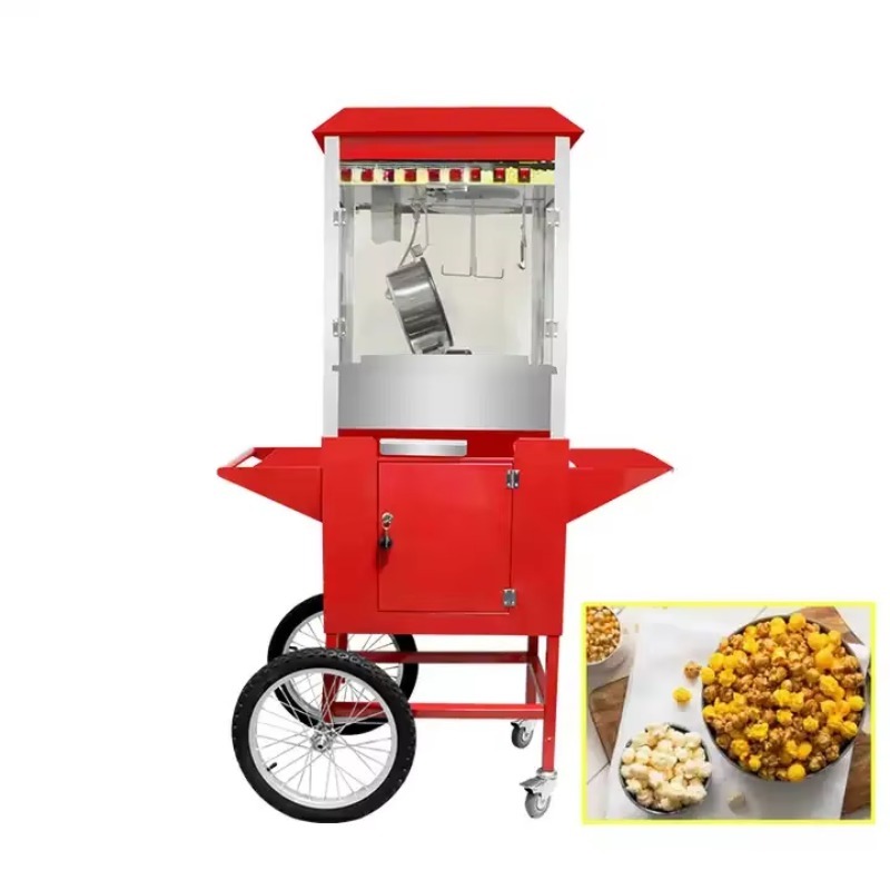 Commercial Popcorn Machine 8Oz Kettle - Macchina per popcorn commerciale, pentola da