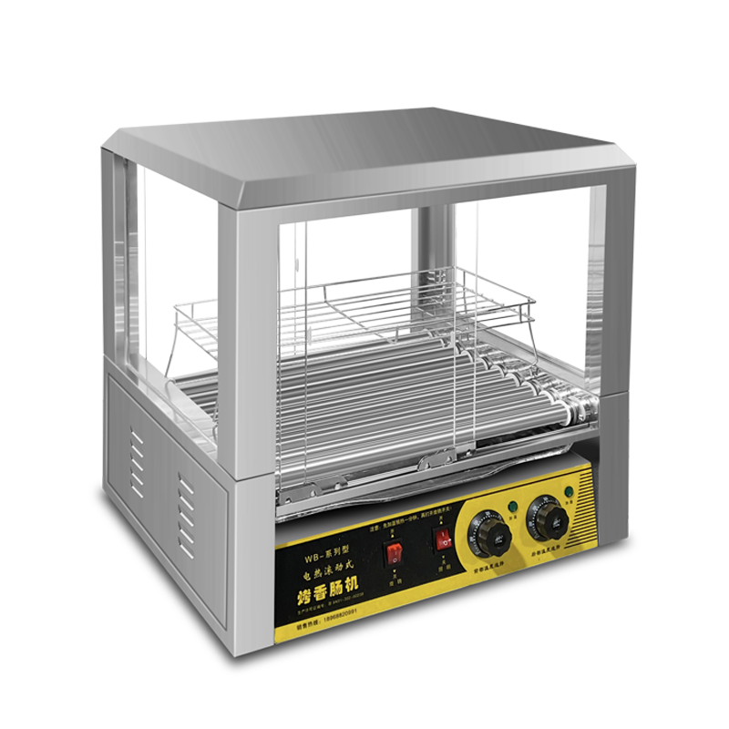 Hot Dog Roller Grill Commercial - Attrezzatura Commerciale per Snack, Macchina Elettrica