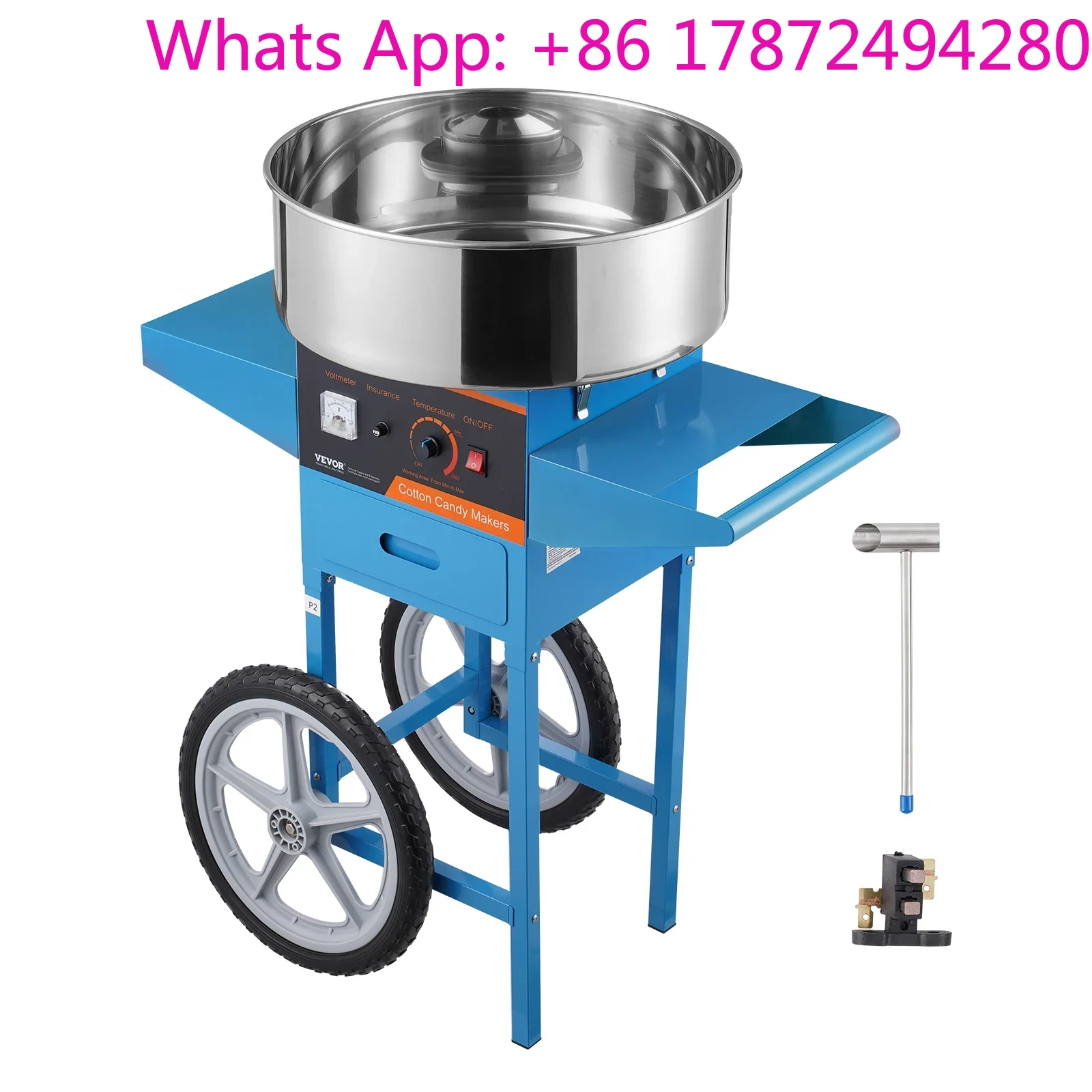 Macchina Elettrica per Zuccher - Commercial Cotton Candy Cart recensione e prezzo