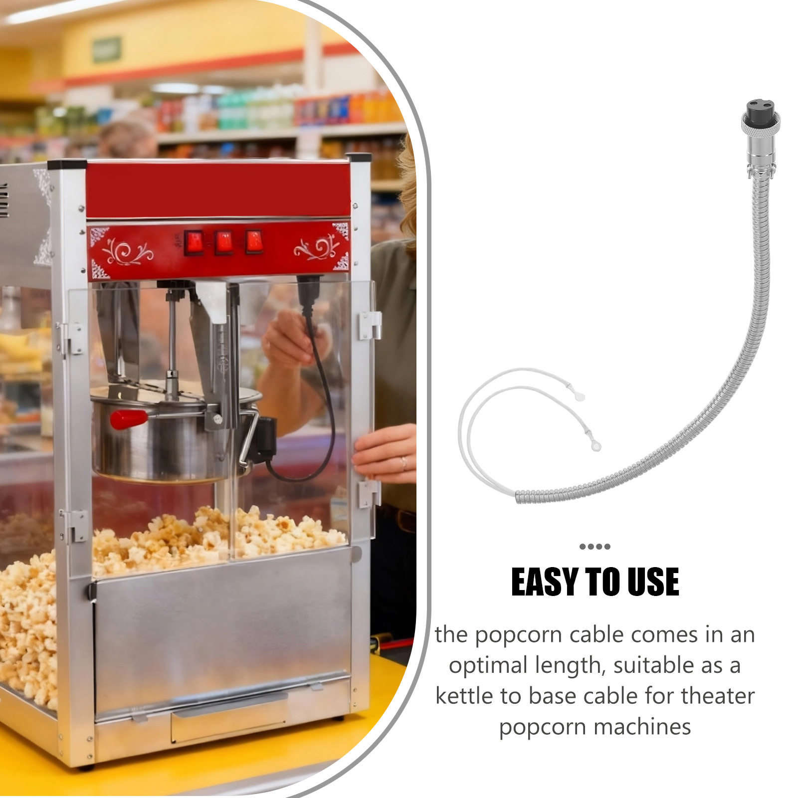 Cavo di ricambio per popcorn r - Popcorn Machine Kettle Replacement recensione e prezzo