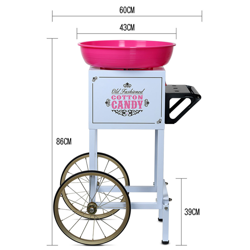 Macchina per zucchero filato M - Commercial Cotton Candy Cart recensione e prezzo