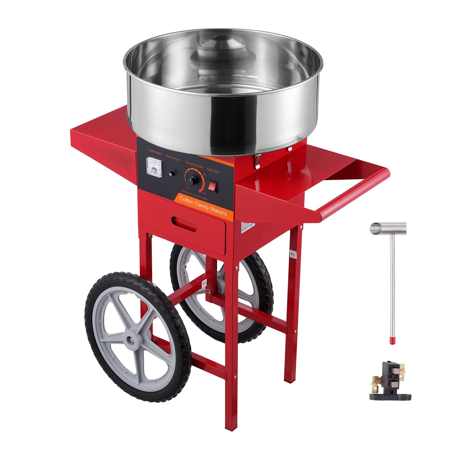 Macchina Elettrica per Zuccher - Commercial Cotton Candy Cart recensione e prezzo