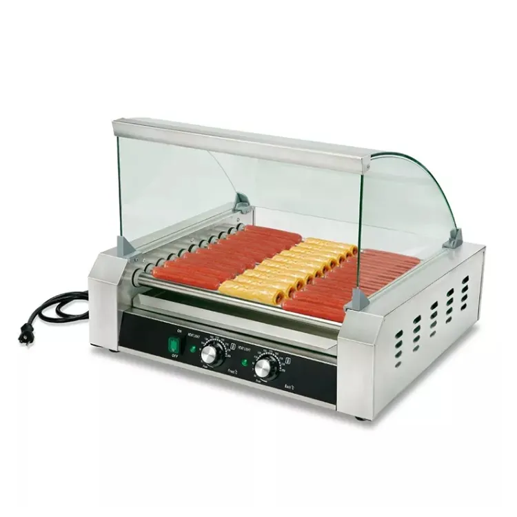 Hot Dog 11 Roller 27 Cani Gril - Hot Dog Roller Grill Commercial recensione e prezzo
