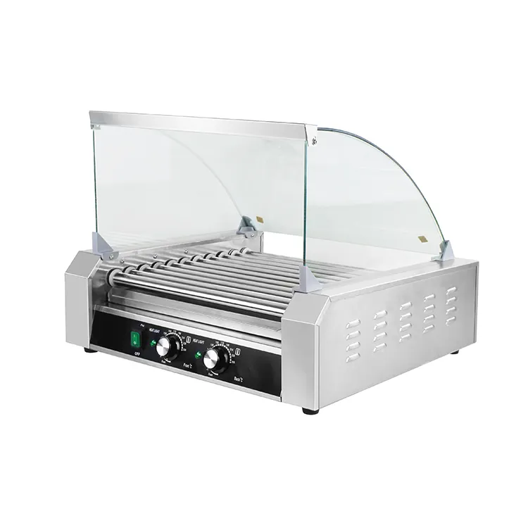 Hot Dog 11 Roller 27 Cani Gril - Hot Dog Roller Grill Commercial recensione e prezzo