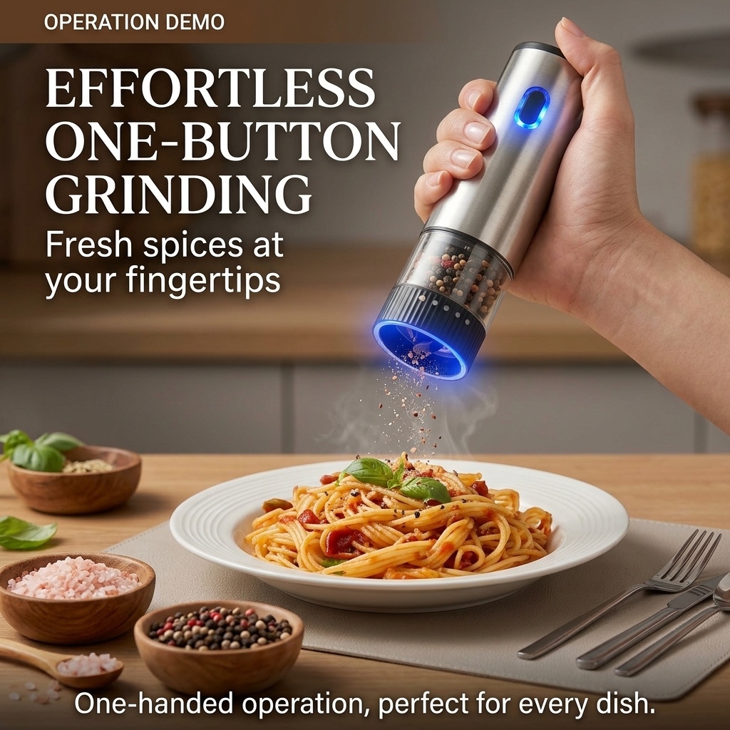 Macinino elettrico per sale e  - Popcorn Seasoning Salt Butter recensione e prezzo