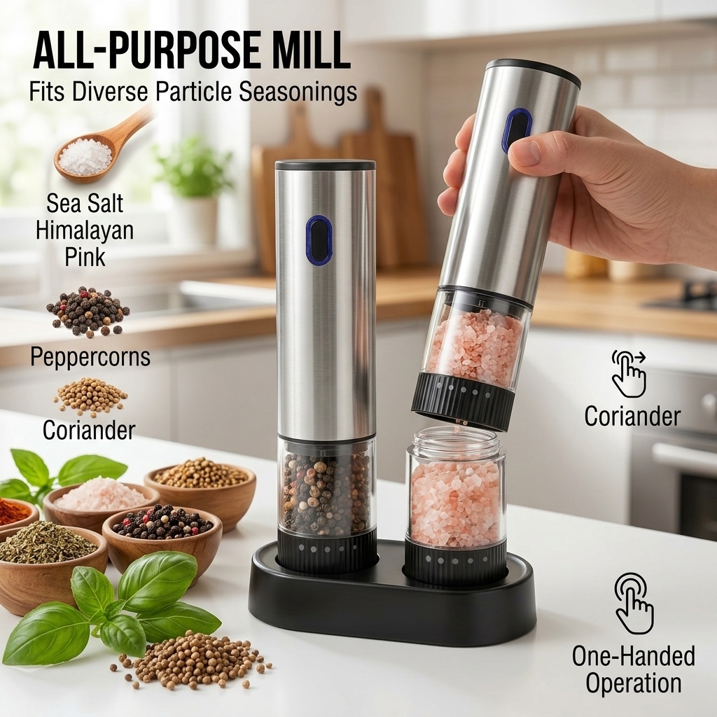 Macinino elettrico per sale e  - Popcorn Seasoning Salt Butter recensione e prezzo