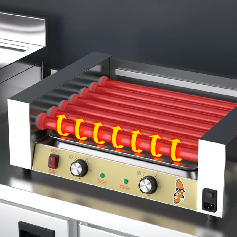 Macchina per griglia elettrica - Hot Dog Roller Grill Commercial recensione e prezzo
