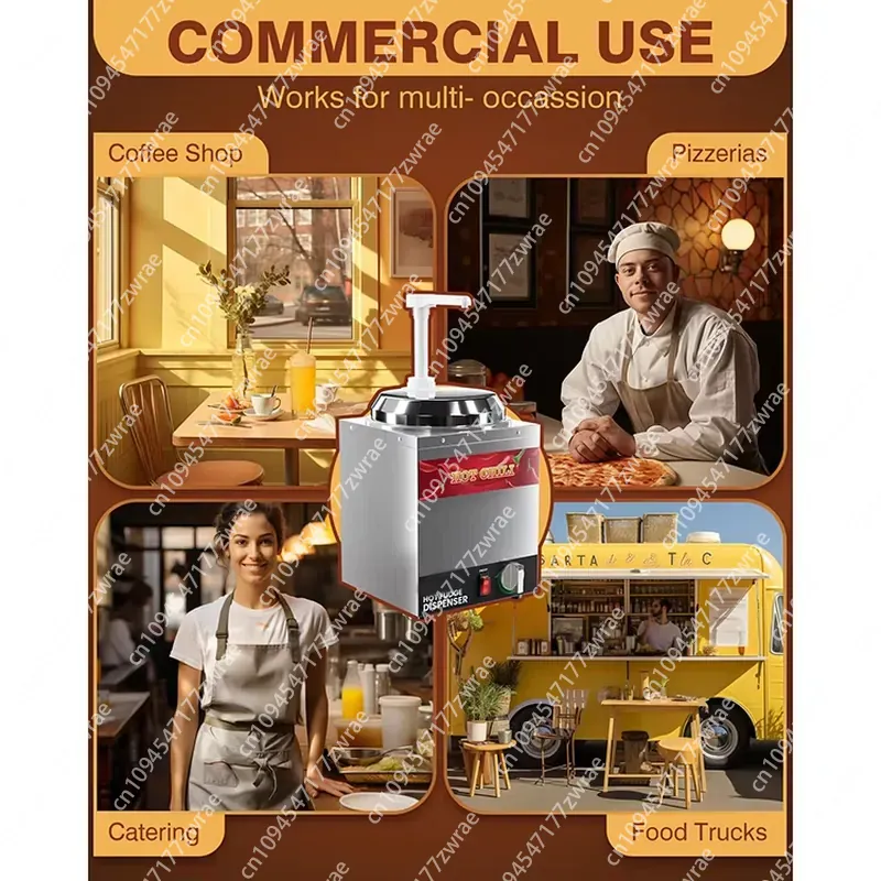 Dispenser Elettrico Commercial - Commercial Nacho Cheese Warmer Dispenser recensione e prezzo