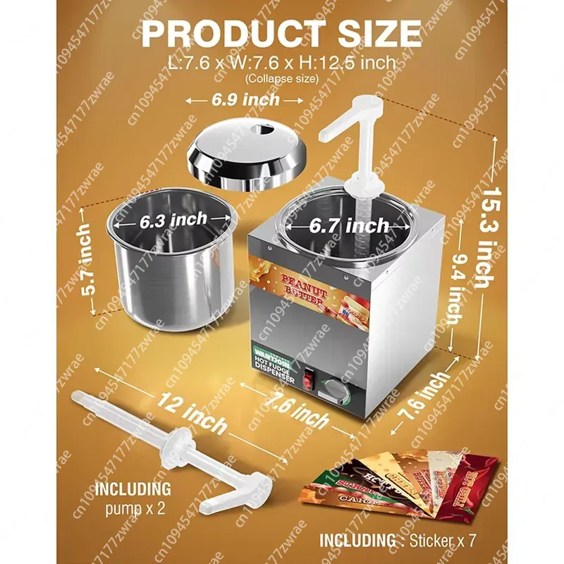 Dispenser Elettrico Commercial - Commercial Nacho Cheese Warmer Dispenser recensione e prezzo