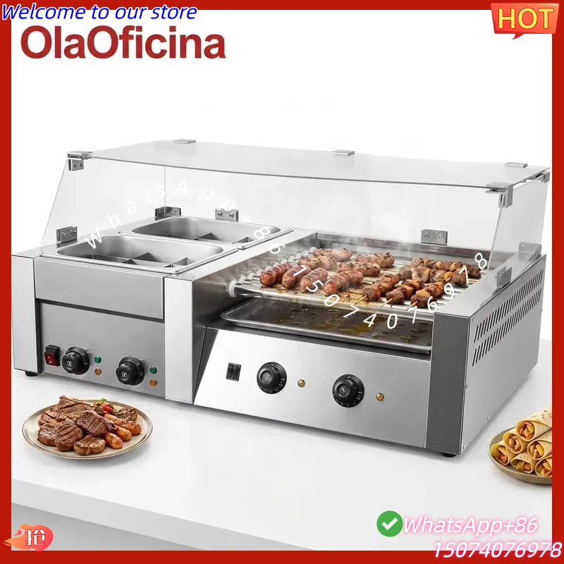 Griglia Elettrica per Hot Dog  - Hot Dog Roller Grill Commercial recensione e prezzo